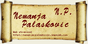 Nemanja Palasković vizit kartica